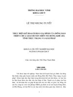 Thực hiện kế hoạch hoá gia đình của đồng bào thiên chúa giáo huyện miền núi hương khê (hà tĩnh)  thực trạng và giải pháp