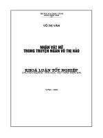 Nhân vật nữ trong truyện ngắn võ thị hảo