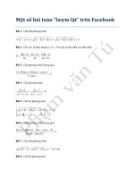 Một số phương trình, bất phương trình, hệ phương trình cực hay sưu tầm trên các diễn đàn dành ôn thi đại học