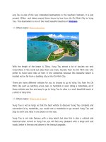 VUng tau is one of the very interested destinations in the southern vietnam 