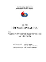 Phương pháp thiết kế mạng truyền hình cáp hữu tuyến  luận văn tốt nghiệp đại học
