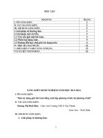 skkn rèn kỹ năng giải bài toán bằng cách lập phương trình; hệ phương trình 