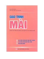 Giáo trình mài (dùng cho trình độ trung cấp nghề và cao đẳng nghề)
