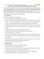 Sai sót cần tránh trong phần hành kế toán