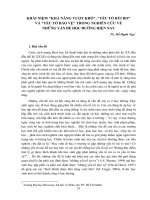 Khái niệm “khả năng vượt khó”, “yếu tố rủi ro” và “yếu tố bảo vệ” trong nghiên cứu về những vấn đề học đường hiện nay (TS  đỗ hạnh nga) 