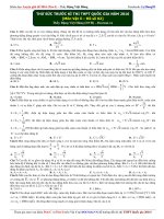 Đề thi thử tốt nghiệp THPT quốc gia năm 2016 môn lý