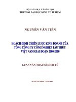 hoạch định chiến lược kinh doanh của tổng công ty công nghiệp tàu thủy việt nam giai đoạn 20002010