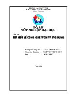 Tìm hiểu về công nghệ WDM và ứng dụng  luận văn tốt nghiệp đại học