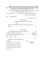 Quyết định hủy bỏ biện pháp khẩn cấp tạm thời