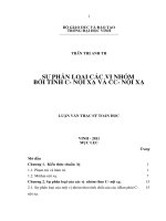 Sự phân loại các vị nhóm bởi tính c   nội xạ và CC   nội xạ  luận văn thạc sĩ