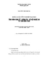 Tình hình kinh tế   chính trị   xã hội nghệ an từ 1930 đến 1939