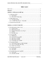 Tìm hiểu mô hình MVC, framework cakephp và xây dựng website công ty du lịch văn minh