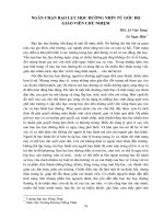 Ngăn chặn bạo lực học đường nhìn từ góc độ giáo viên chủ nhiệm 