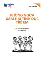 Tài liệu hướng dẫn phòng ngừa XHTD trẻ em dành cho cộng đồng 