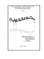 Bài tiểu luận công nghệ sản xuất nước tương