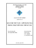 Quan hệ việt nam   liên bang nga trong thập niên đầu thế kỷ XXI