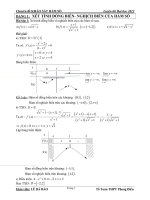 Chủ đề 1: TÍNH ĐƠN ĐIỆU CỦA HÀM SỐ