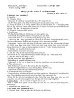 NGHI QUYET CHI UY THANG 6