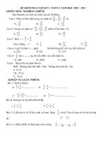 đề kiểm tra toán 4 cuối kỳ 2