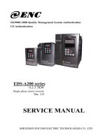 tài liệu biến tần ENC EDS a200 manual