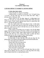 bài giảng NGHIỆP VỤ HÀNH CHÍNH VĂN PHÒNG