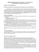 Chuong trinh buoi le tri an thay co cua HS lop 9