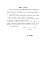 Quản lý chất lượng thi công bê tông đường hầm dẫn nước công trình thủy điện sông giang II   tỉnh khánh hòa 