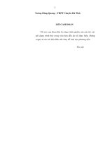 Phát triển kiến thức sinh học 9 để bồi dưỡng học sinh giỏi phần sinh thái học 