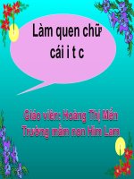 Làm quen chữ Viết