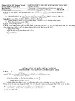 ĐỀ THI THỬ VÀO LỚP 10 THPT NĂM HỌC 2011 2012  08