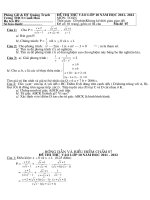 ĐỀ THI THỬ VÀO LỚP 10 THPT NĂM HỌC 2011 2012  07