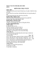 Tuần 13 (Lê Trung Thành)