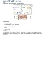 Mạch chống trộm xe máy