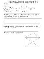 12 ĐỀ TOÁN NÂNG CAO LỚP 2 (ĐỀ 5)