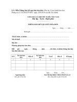 Mẫu Thông báo kết quả hủy hóa đơn