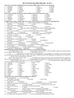 3 de luyen thi dai hoc co dap an