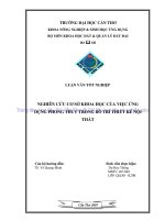Nghiên cứu cơ sở khoa học của việc ứng dụng phong thủy trong bố trí thiết kế nội thất