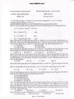 De+Da VL 12 thi thu DH Lan6 2011 SPHN