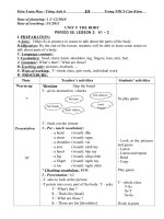 Giáo án Anh 6   học kỳ II