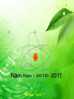 Tiết 29 Hiệu điện thế