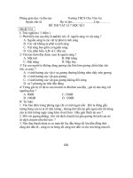 đề thi vật lí lớp 7 chính thức