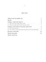 Luật mạnh số lớn đối với các biến ngẫu nhiên có cấu trúc phụ thuộc 