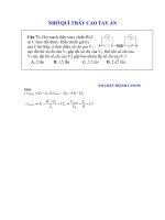 gửi bạn Lê Minh Thông