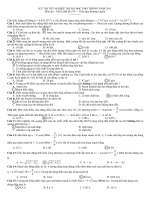 Giải môn Vật Lý GDTX 2011 mã đề 571