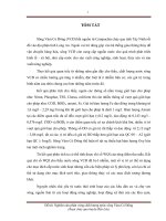 Nghiên cứu phân vùng chất lượng nước sông vàm cỏ đông (đoạn chảy qua huyện bến lức) 