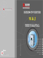 tài liệu biến tần Fuling  DZB200