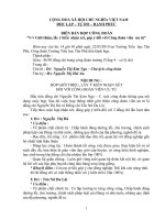 BB cong doan gioi thieu hoc doi tuong