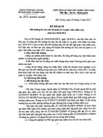 Kế hoạch bồi dưỡng hè cho cán bộ quản lý và giáo viên mầm non năm học 2010 2011