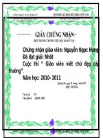 GIẤY CN GV DẠT SKKN