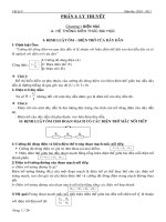 on thi lop 10 phan ly thuyết môn Lý 9